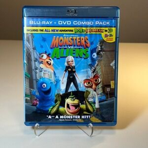 Monsters vs Aliens Blu-ray DVD Combo Pack‎ 3D DreamWorks Animation Film